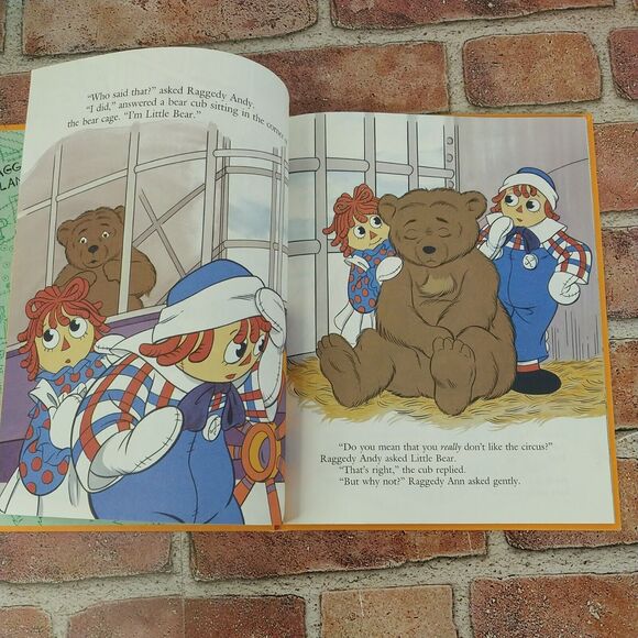 Vtg 1988 Raggedy Ann & Andy - Little Bear's Problem Grow-and-Learn Library Vol 2 - Picture 5 of 7